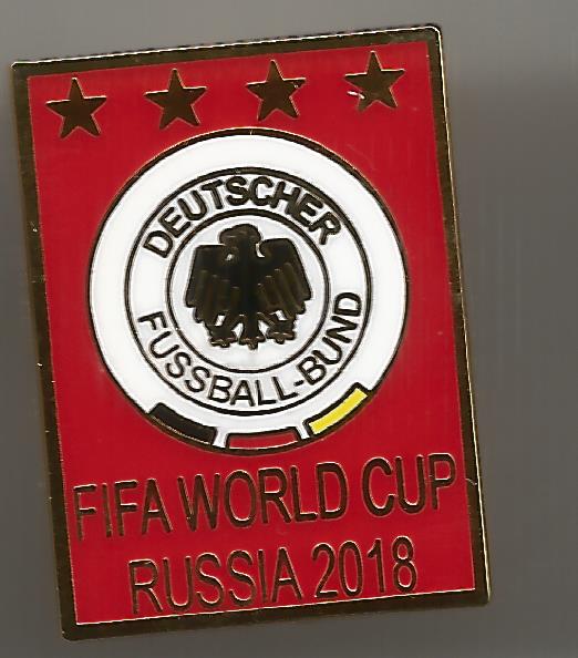 Germany Russia 2018 red stickpin